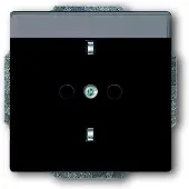 Busch-Jaeger 20 EUN-81, CEE 7/3, 2P+E, Schwarz, 250 V, 16 A, 63 mm