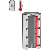 Flamco PS 750L Bufferbeholder - 750 liter bufferbeholder t/centralvarme ekskl. Isolering