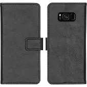 IMoshion Samsung Galaxy S8 Hülle - Kunstleder - - Klapphülle - Schwarz