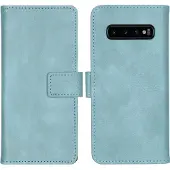 IMoshion Samsung Galaxy S10 Hülle - Kunstleder - - Klapphülle - Hellblau