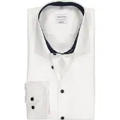 Seidensticker Businesshemd "Schwarze Rose", Herren, Gr. M40, normale Ärmellängen, weiß, 100% Baumwolle, unifarben, regular fit, 2-Knopf-Manschette, Hemden Businesshemd, Regular 1/1 Kentkragen Uni