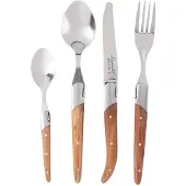 Laguiole Besteckset Luxury Line Olivenholz (16-teilig)