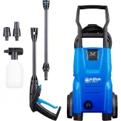 Nilfisk 128470921, Senkrecht, Elektro, 5 m, 5 m, Blau, Schwarz, Aluminium