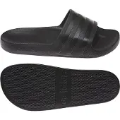 Adidas Originals Adilette Aqua All Black Slide Badeschuhe Badelatschen schwarz F35550, Schuhgröße:39 EU