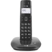 Doro Comfort 1010, DECT-Telefon, Kabelloses Mobilteil, Freisprecheinrichtung, 50 Eintragungen, Anrufer-Identifikation, Schwarz
