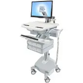 Ergotron Wagen für LCD-Display/Tastatur/Maus/CPU/Notebook/Barcodescanner (offene Architek