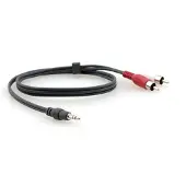 Kramer Electronics 3.5mm - 2 RCA, 7.6m, 3.5mm, Männlich, RCA, Männlich, 7,6 m, Schwarz, Rot, Weiß