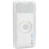 XLayer PLUS Wireless Discover, 10000 mAh, Lithium Polymer (LiPo), Kabelloses Aufladen, Weiß