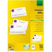 Sigel DP839, Laser/Inkjet, Weiß, Satin, 200 g/m², 85 mm, 55 mm