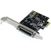 StarTech.com .com 2S1P PCI Express Schnittstellenkarte - PCIe Seriell / Parallel Karte mit Breakout Kabel, PCIe, Parallel, Seriell, Niedriges Profil, RS-232, Schwarz, Silber, CE, FCC, REACH