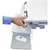 Ergotron Wagen für LCD-Display/Tastatur/Maus/CPU/Notebook/Barcodescanner - medizinisch -