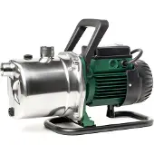 DAB GardenInox 82 M Gartenpumpe - 3.600 L/Std. - 850W - Förderhöhe 47m - Rostfreier Stahl - Inkl. Tragegriff - Bewässerungspumpe