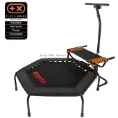 Hammer Fitness-Trampolin JumpStep, flexibles & gelenkschonendes Step-Board