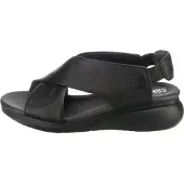 Camper für Damen. K200066-008 Ballon-Sandalen aus schwarzem Leder -Keilhöhe: 5cm (37), 3 bis 5 cm, Lässig