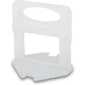 Rubi 2866 | Flansche de Nivellierung keramischer Fliesen | Flansch de 3 mm für keramische Fliesen de zwischen 6 und 15 mm | Für Formate de 30x30 cm und mehr | 100 Stück | FLANGE DELTA LEVEL SYSTEM