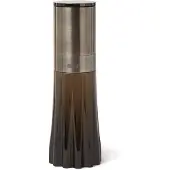 AdHoc Edelstahl Pfeffermühle Salzmühle CRYSTAL Gewürzmühle 17 cm schwarz MP401