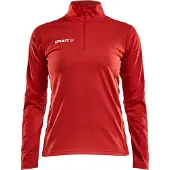 Craft Trainingsjacke Progress Halfzip LS Tee Damen Red-XXL
