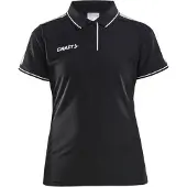 Craft Pro Control Poloshirt Damen - Schwarz / Weiß | Größe: XL