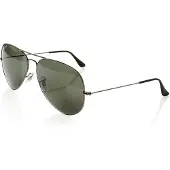 Ray-Ban RB 3025 AVIATOR LARGE METAL Unisex-Sonnenbrille Vollrand Pilot Metall-Gestell, grau