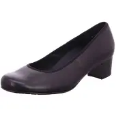 Semler Soft Anilin schwarz Damen Pumps in Schwarz, Größe 6