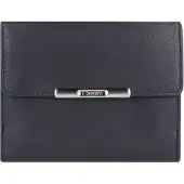 Esquire Leder Geldbörse Helena RFID Wallet Blue dunkelblau