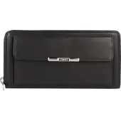 Esquire Geldbörse Helena Zip Around Wallet Black schwarz