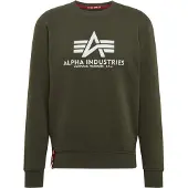 Alpha industries Sweatshirt "Basic Sweater", Baumwollmischung, regular fit
