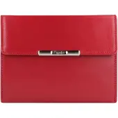 Esquire großes Damen Portemonnaie Leder rot Geldbörse kompakt mit vielen Kartenfächern (20) RFID 1228-50-11