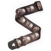 D'Addario Gitarrengurt Alchemy muted Skulls