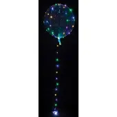 Amscan Anagram LED-Lichterkette Ballon farbig - 45 cm