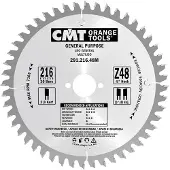 Cmt 291.216.48M HM Kreissägeblatt Quer-/Längsschnitte 216 x 30 x 48T