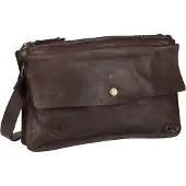 Harold's Leder Umhängetasche Submarine Handbag Brown dunkelbraun