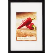 Walther design Holzrahmen BP040B Peppers 30x40 schwarz
