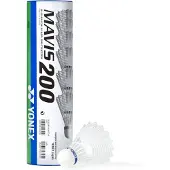 Yonex Badminton-Shuttles Mavis 200 Nylon weiß 6 Stück