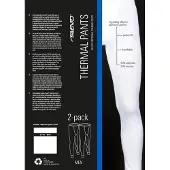Avento Thermolegging Weiß (2er-pack) Herren-XL