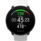 Polar Unite White S-L Silikonarmband mit Dornschließe