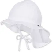 Sterntaler Sonnenhut uni in weiß | Gr.: 49 cm
