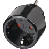 Brennenstuhl Travel Adapter, 250 V, Schwarz, 15 A