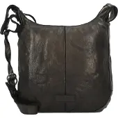 Harold's Leder Schultertasche Submarine Pouch Up Black schwarz