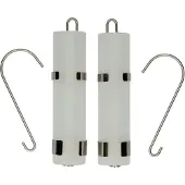 Sonstiges Luftbefeuchter 2er-Set für Heizkörper aus Edelstahl und Glas, gesundes Raumklima, modernes Design, 3-teilig, Größe ca. 20 x 5 cm