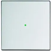 Busch-Jaeger 6230-10-83, Silber, Thermoplast, Schraubenlos, , Matte, Aufspannplatte