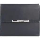 Esquire Leder Geldbörse Helena Lady Wallet RFID Blue dunkelblau