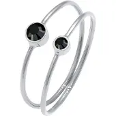 Elli Ring 2Er Set Kristalle 925 Sterling Silber Elli Silber