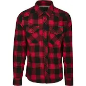 Brandit Check Hemd Herren Baumwolle rot, L