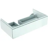 Geberit Waschtischunterschrank Xeno² weiß hochglanz 1 Auszug für 90 cm rechts 500513011