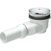 GROHE Ablaufgarnitur 49534, für Duschwanne, Ø 112 mm, Abgang waagerecht, Ablaufleistung 0,7 l/s (42 l/min) nach DIN EN 274, chrom