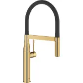 GROHE Essence, Standard, Schwarz, Gold, Hebelgriffe, Einzelbild, 1/2", Type U