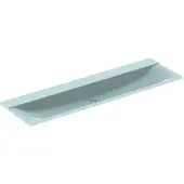 Geberit Möbelwaschtisch XENO² 1600 x 480 mm, ohne Überlauf ohne Hahnloch weiß-alpin