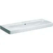 Geberit Smyle Square Waschtisch 500225, 120x48cm, ohne Hahnloch, mit Überlauf, 500.225.01.1, Farbe: Weiß
