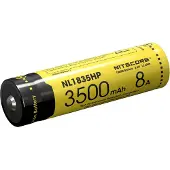 Nitecore NL1836HP High Performance aufladbarer 18650 Li-Ion Akku, 3600 mAh